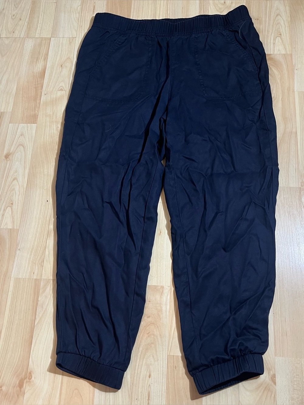 Talbots Navy Womens Lyocell joggers Size SP